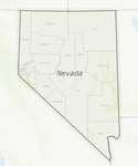 Map of nevada showing current districts